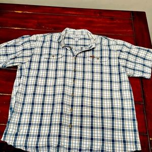 XXL Tall Carhartt short sleeve button down shirt